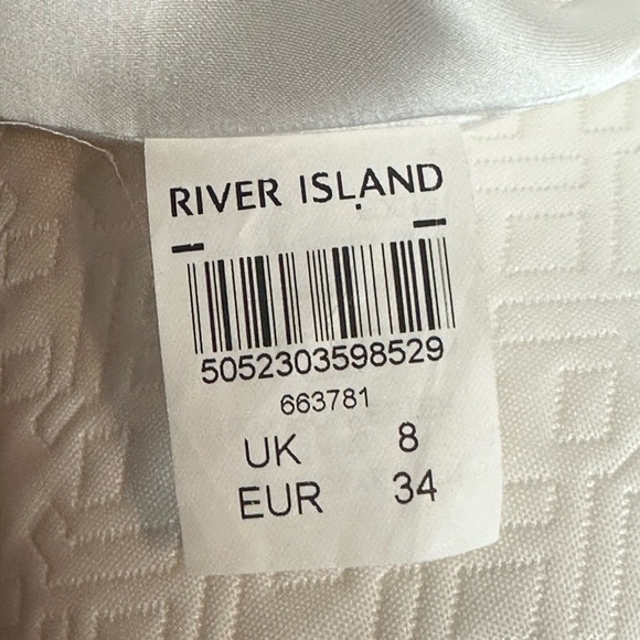 NWT Nordstrom‘s River Island Women Jackets Ivory Size 8 MSRP $495 - Picture 7 of 9